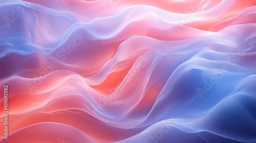 Abstract Swirling Colors: A Symphony of Pink and Blue Hues