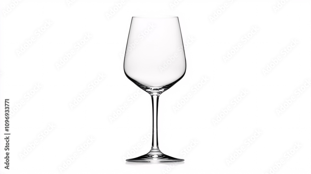 Elegant champagne glass on white background Elegant champagne glass on white background