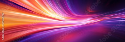 Technology screen with abstract high speed technology POV motion blur