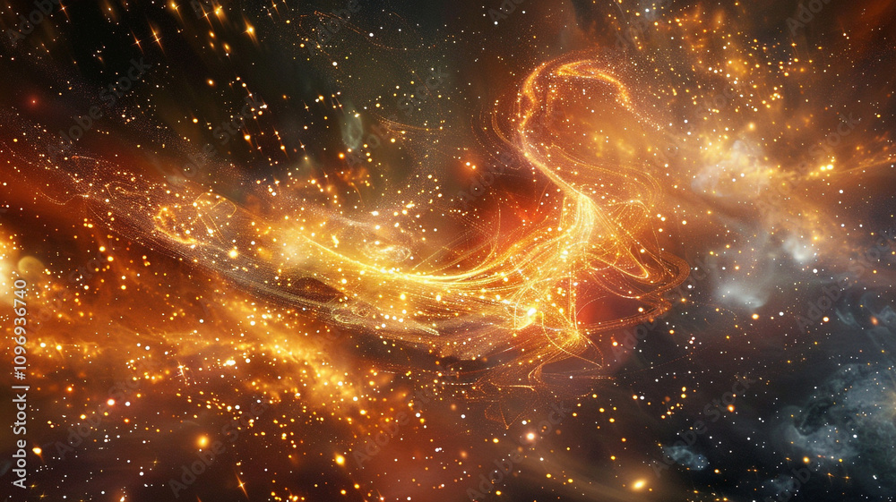 Obraz premium visualization of space