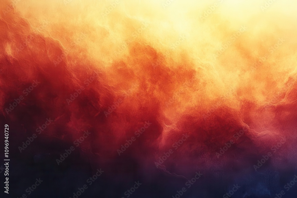 Fototapeta premium abstract gradient background shifting smoothly from warm orange to deep brown, grainy texture adds depth, creating a soothing, modern canvas for digital art or design projects