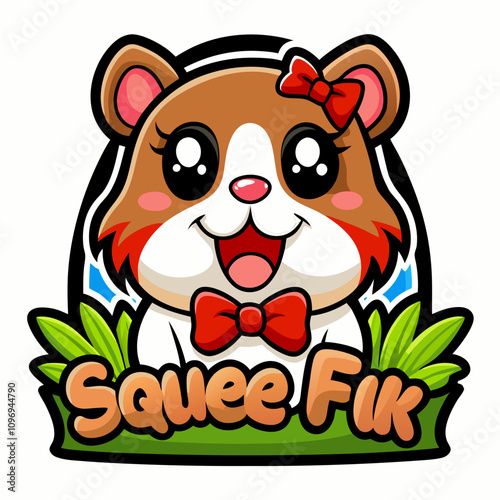 sticker design of Squrel fun