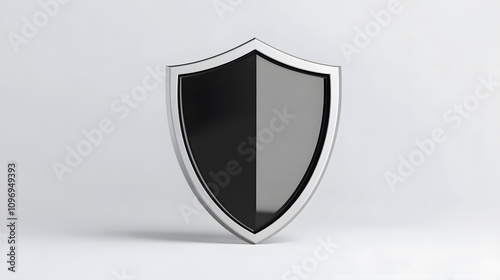 Free Download 
Cyber security safety shield in minimalistic style. 3d vector illustration. white background - GFXLoad