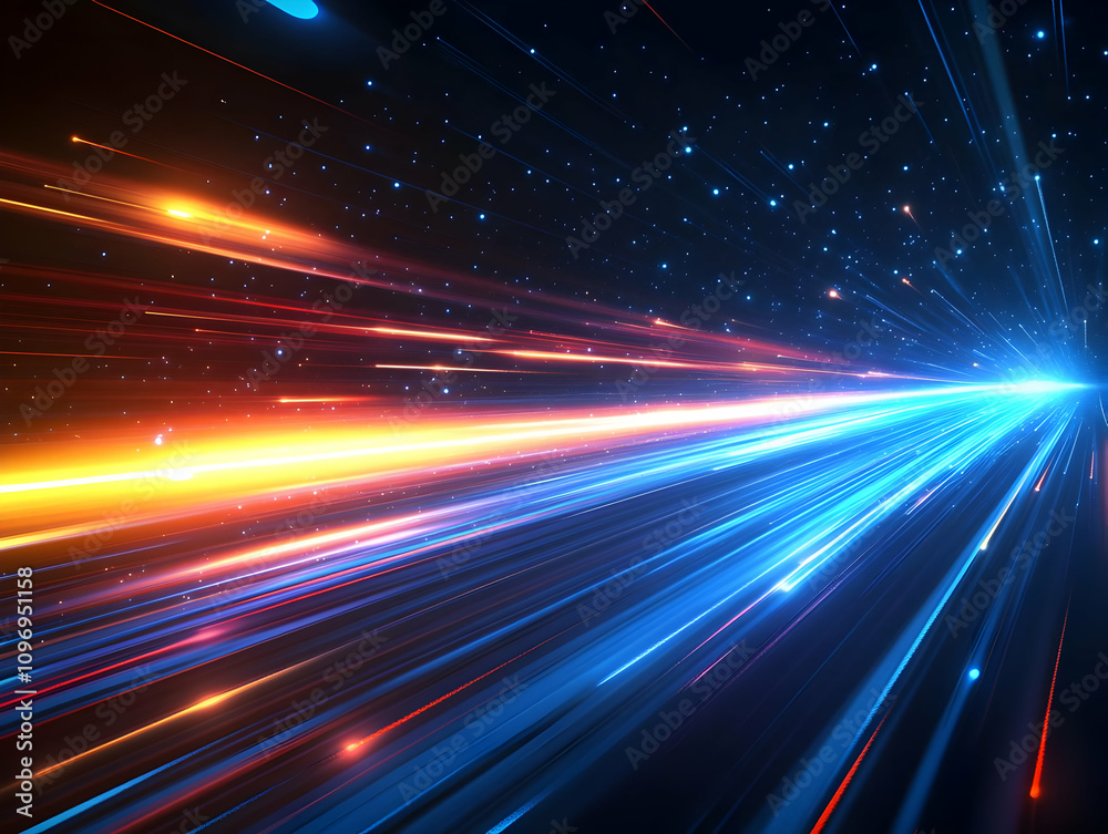 Abstract Light Trails Background Abstract Light Trails Background