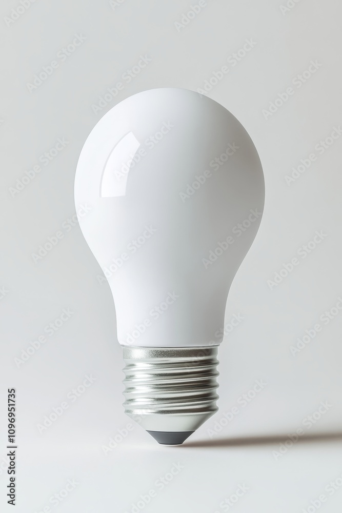 White Smart Light Bulb Detailed View White Smart Light Bulb Detailed View