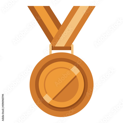 bronze medal clipart cartoon Illustration drawing