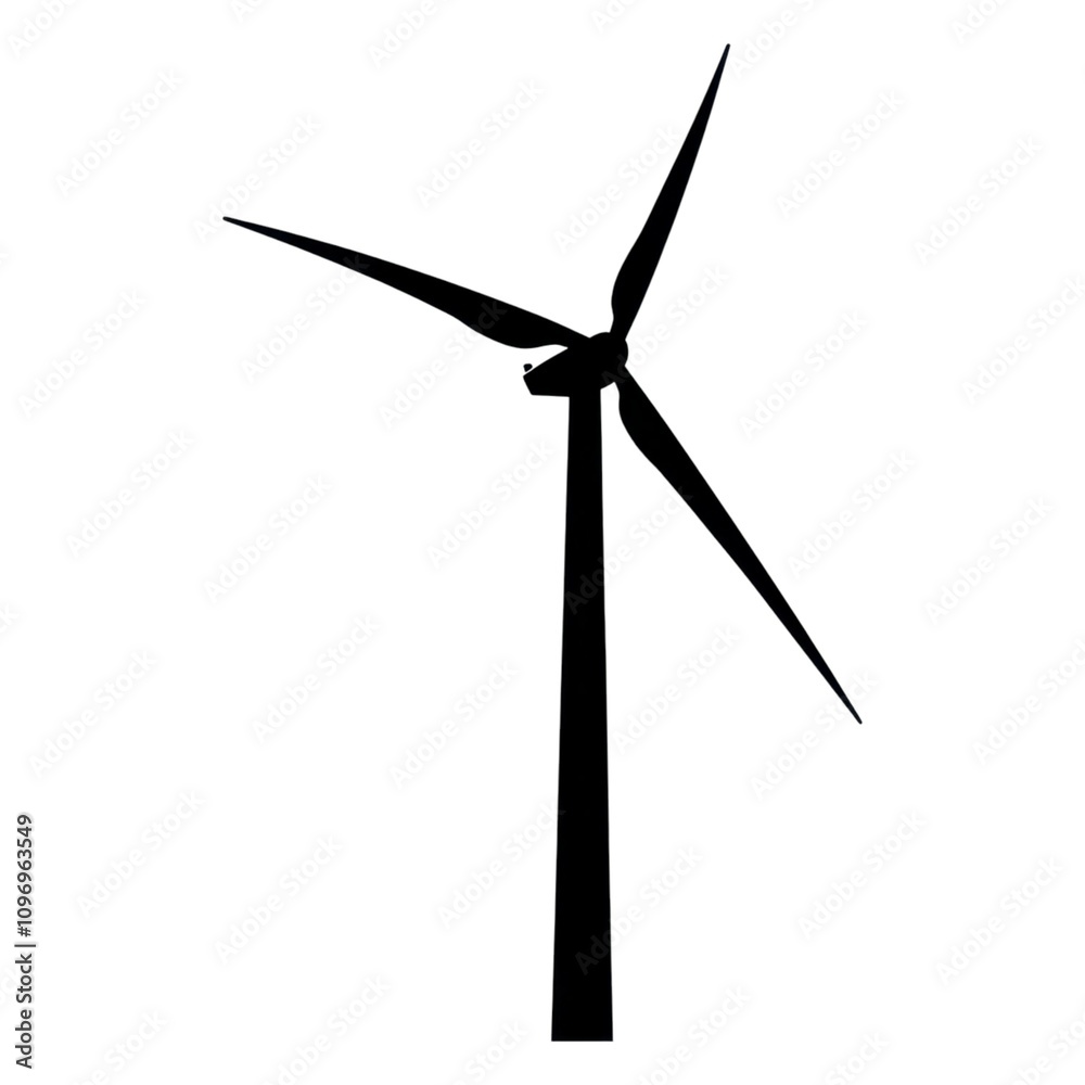 A silhouette of a wind turbine, symbolizing renewable energy and sustainability in modern landscapes. A silhouette of a wind turbine, symbolizing renewable energy and sustainability in modern landscapes.