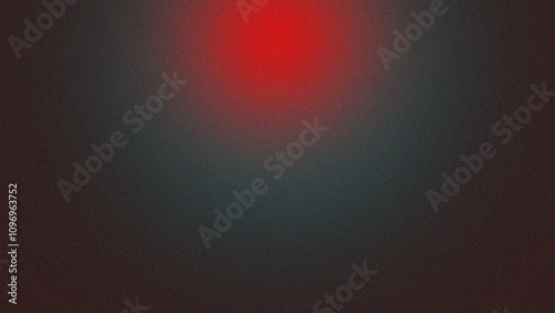 A dimly lit gradient background with a central red glow fading into dark teal and black tones, creating a mysterious and atmospheric effect.
