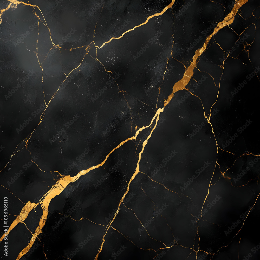 Black Gold Marble Abstract Background Illustration Black Gold Marble Abstract Background Illustration