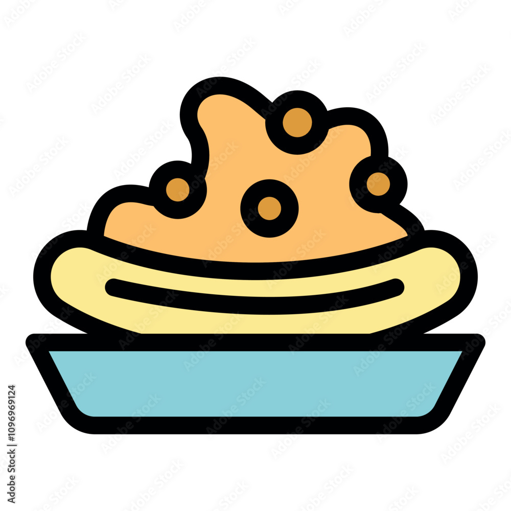 Creamy hummus topped with chickpeas, served in an oval dish, embodying middle eastern cuisine Creamy hummus topped with chickpeas, served in an oval dish, embodying middle eastern cuisine