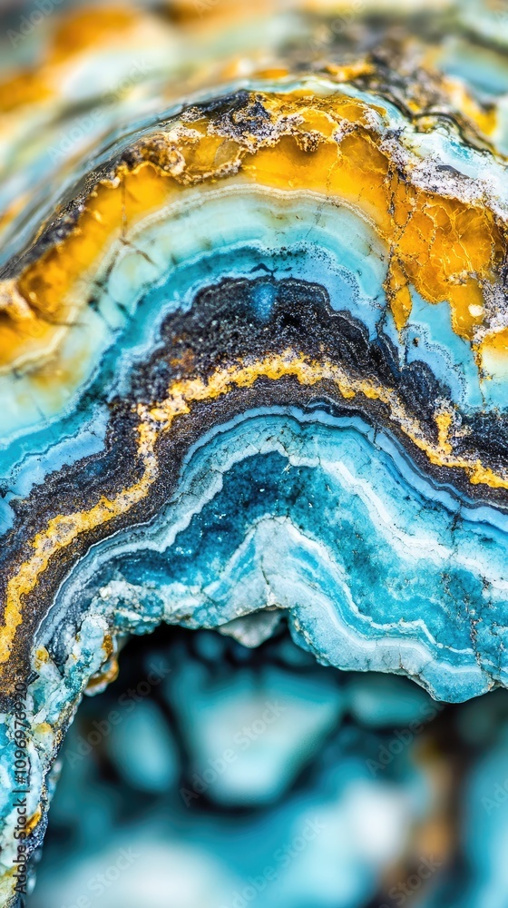 Fototapeta premium Dynamic colors and smooth gradients combine in this captivating abstract design, featuring fluid patterns and textural elements that elevate digital art and branding projects with sophistication