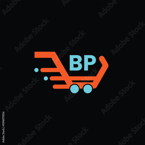 BP Financial logo design template, BP Financial logo