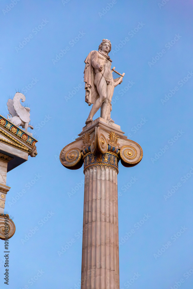 The Academy of Athens is Greece's national academy in the Akadimias district of Athens, Greece The Academy of Athens is Greece's national academy in the Akadimias district of Athens, Greece