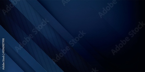 Abstract polygonal pattern luxury dark blue background.vector illustration