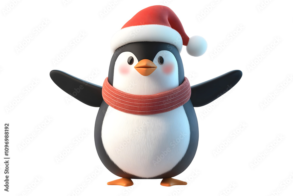 Fototapeta premium Christmas Penguin