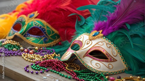 Masks, Beads, and Feathers