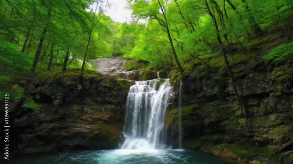 Enchanting Waterfalls in a Magical Forest: Mystical Fairy Tale Escapes Enchanting Waterfalls in a Magical Forest: Mystical Fairy Tale Escapes