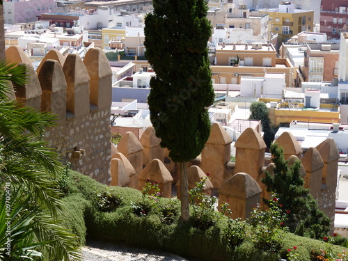 Almeria Andalucia Spain Castle Alcazaba