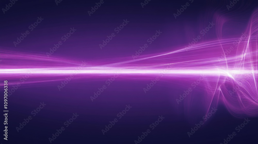 Abstract purple and pink glowing light streaks on dark background. Abstract purple and pink glowing light streaks on dark background.
