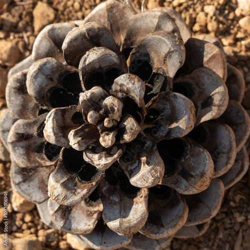 A Pine Cone in the Sunlight