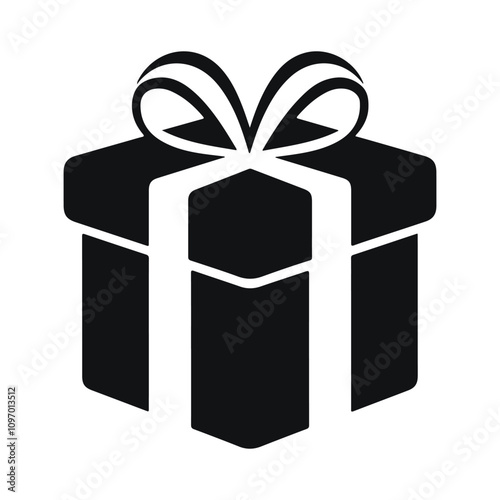 Minimalist and flat celebration gift box icons, perfect for elegant gifting in any festive or special event, gift box isolated on white background