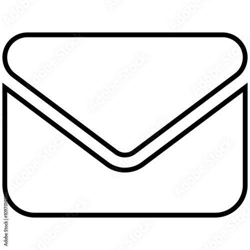 Email - Envelope - Massage Icon Outline PNG photo