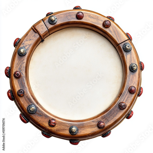 porthole on a white background photo