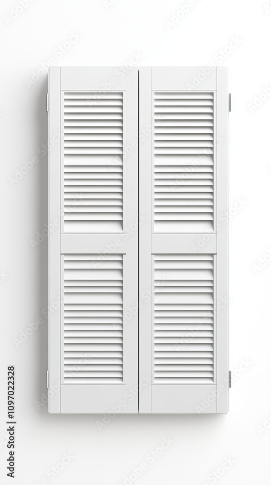 Elegant White Shutters - A Simple and Modern Architectural Design Elegant White Shutters - A Simple and Modern Architectural Design