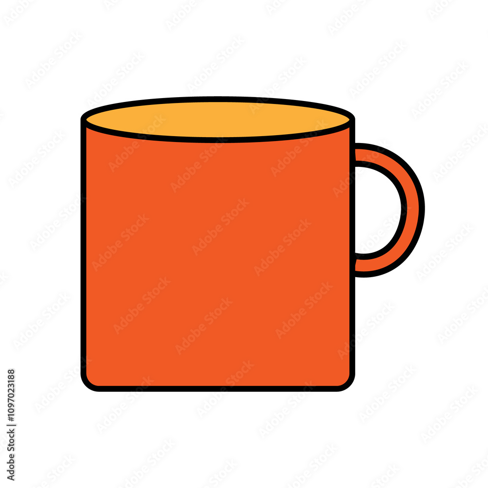 A Nice Colorful Mug With White Background A Nice Colorful Mug With White Background