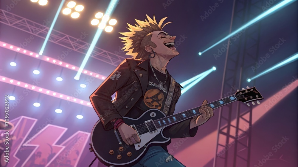 Obraz premium rock poster