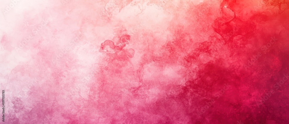 Fototapeta premium Abstract Pink and Red Watercolor Cloud Texture