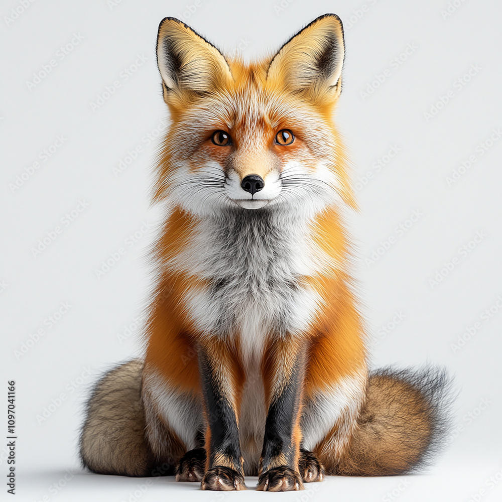 Obraz premium red fox vulpes