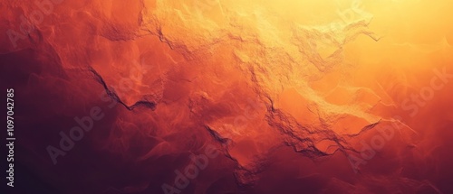 Abstract fiery orange and red rock texture
