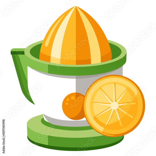 citrus juicer clipart cartoon Illustration drawing