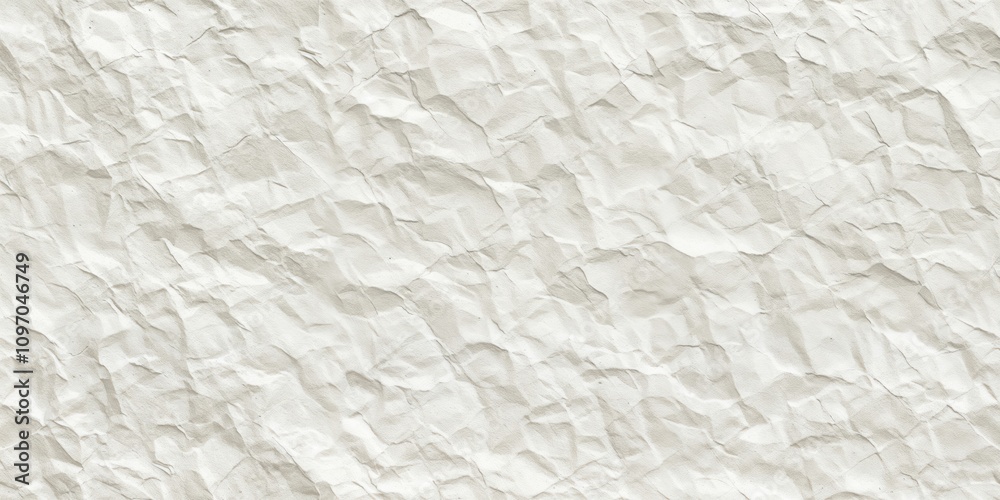 White crumpled paper texture with soft shadows and wrinkled surface. Plain blank card stock, craft paper or scratch paper backdrop. Great brainstorming concept background. 8k banner with copy space White crumpled paper texture with soft shadows and wrinkled surface. Plain blank card stock, craft paper or scratch paper backdrop. Great brainstorming concept background. 8k banner with copy space