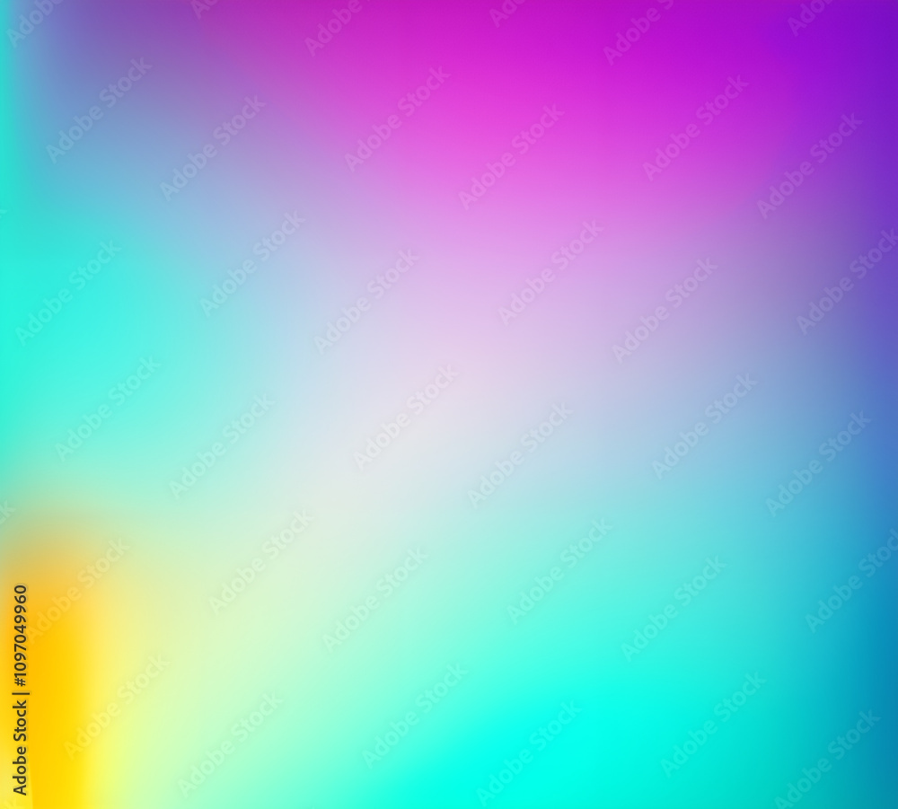 Obraz premium Wave of mixed beautiful gradient colors. smooth transitions. composition and leaking light exposure. Rainbow background. Modern design template. High quality 8k. generative ai 
