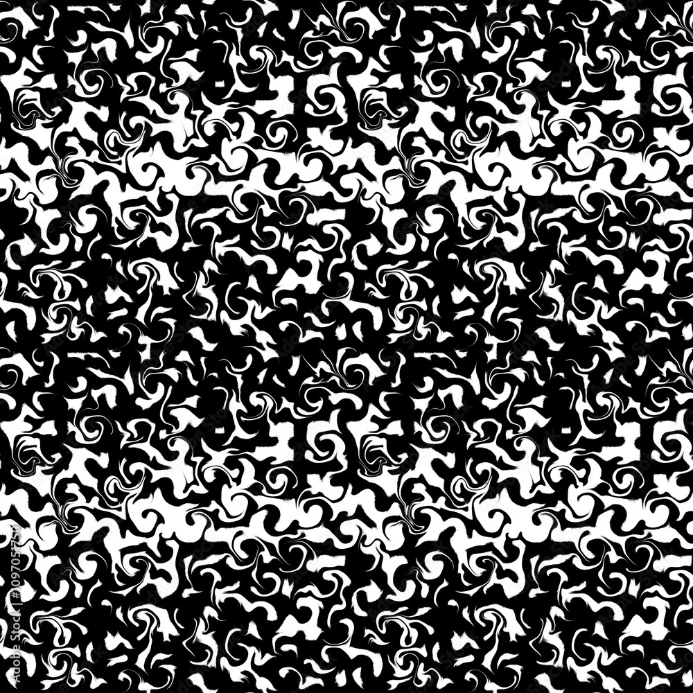 Seamless abstract pattern. Simple background with black, grey, white texture. Digital brush strokes background. Design for textile fabrics, wrapping paper, background, wallpaper, cover. Seamless abstract pattern. Simple background with black, grey, white texture. Digital brush strokes background. Design for textile fabrics, wrapping paper, background, wallpaper, cover.