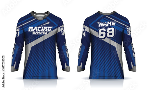 Long sleeve jersey, Motocross jersey, racing jersey, soccer, basketball, football, cricket, gaming, hockey, handball, cycling latest sublimation sports design