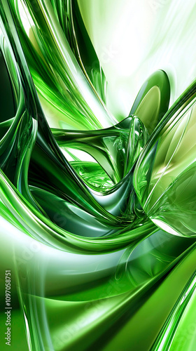 Abstract bright green background.