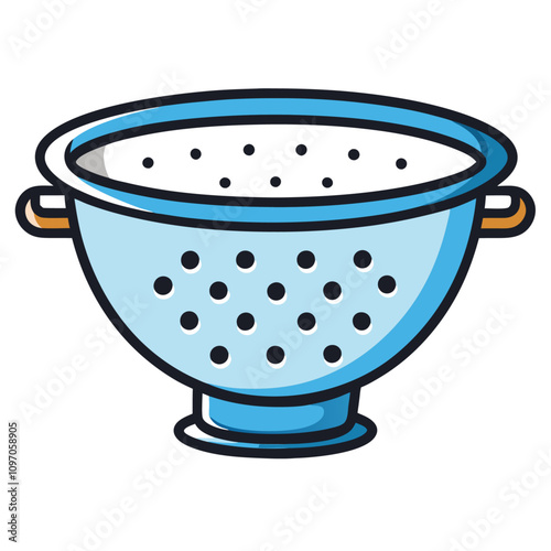 colander clipart cartoon Illustration drawing