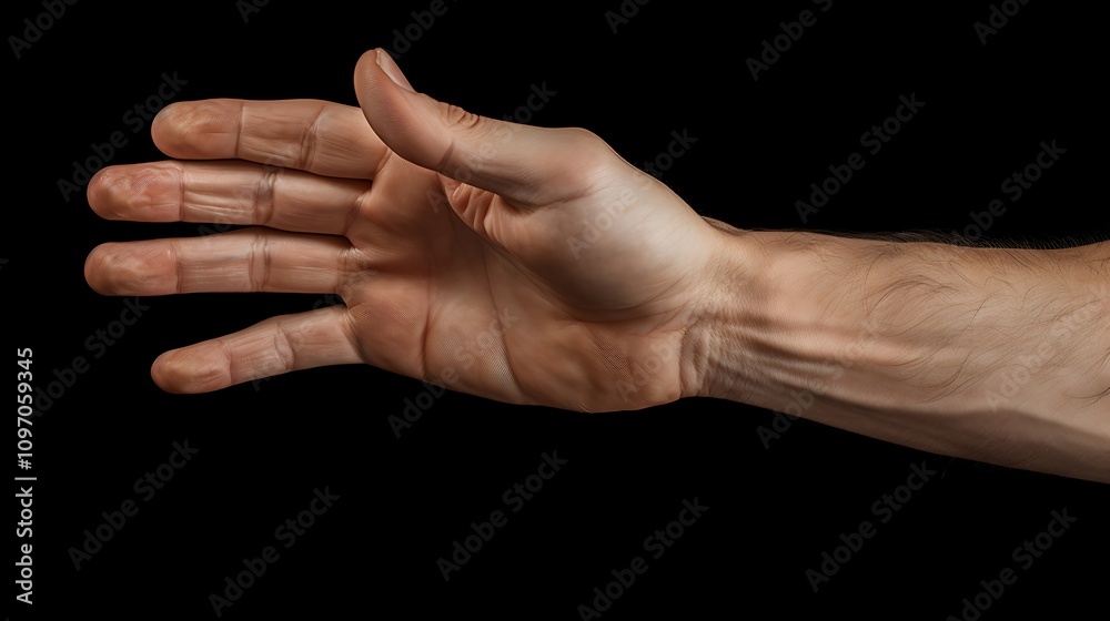 Human Hand Isolated Indicating Done with Subtle and Direct Expression
Human Hand Isolated Indicating Done with Subtle and Direct Expression