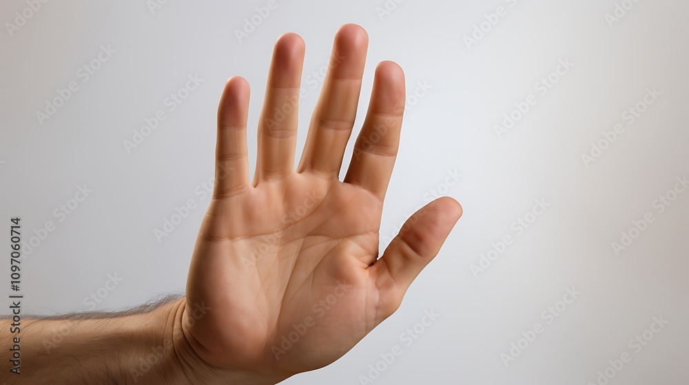 Human Hand Isolated Featuring Neutral Pose with Fine, Realistic Details
Human Hand Isolated Featuring Neutral Pose with Fine, Realistic Details