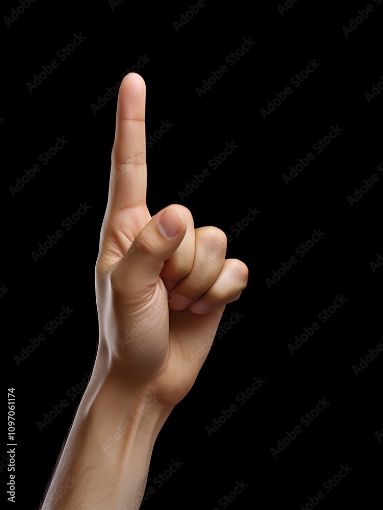 Human Hand Isolated Showing One Finger in Neutral and Clear Style
Human Hand Isolated Showing One Finger in Neutral and Clear Style