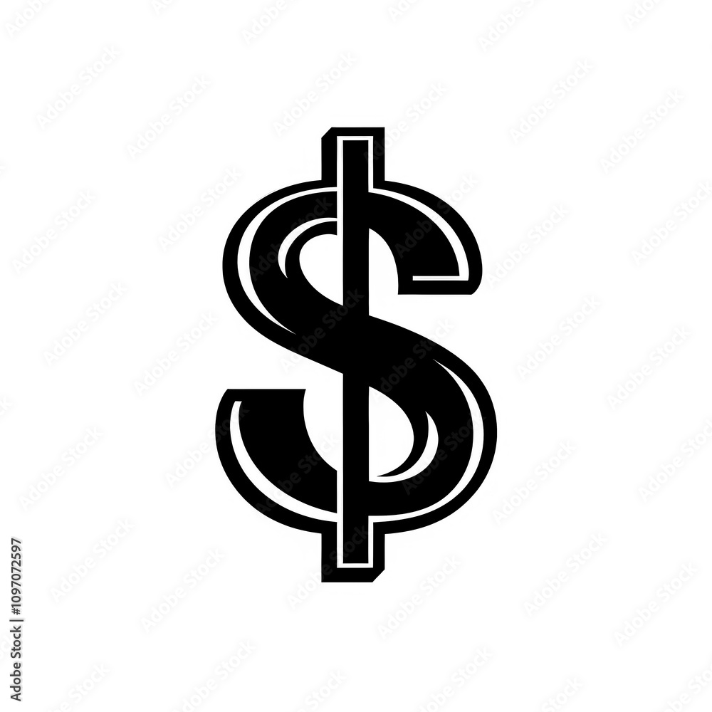 Money Icon, Minimal Simple Logo Money Icon, Minimal Simple Logo