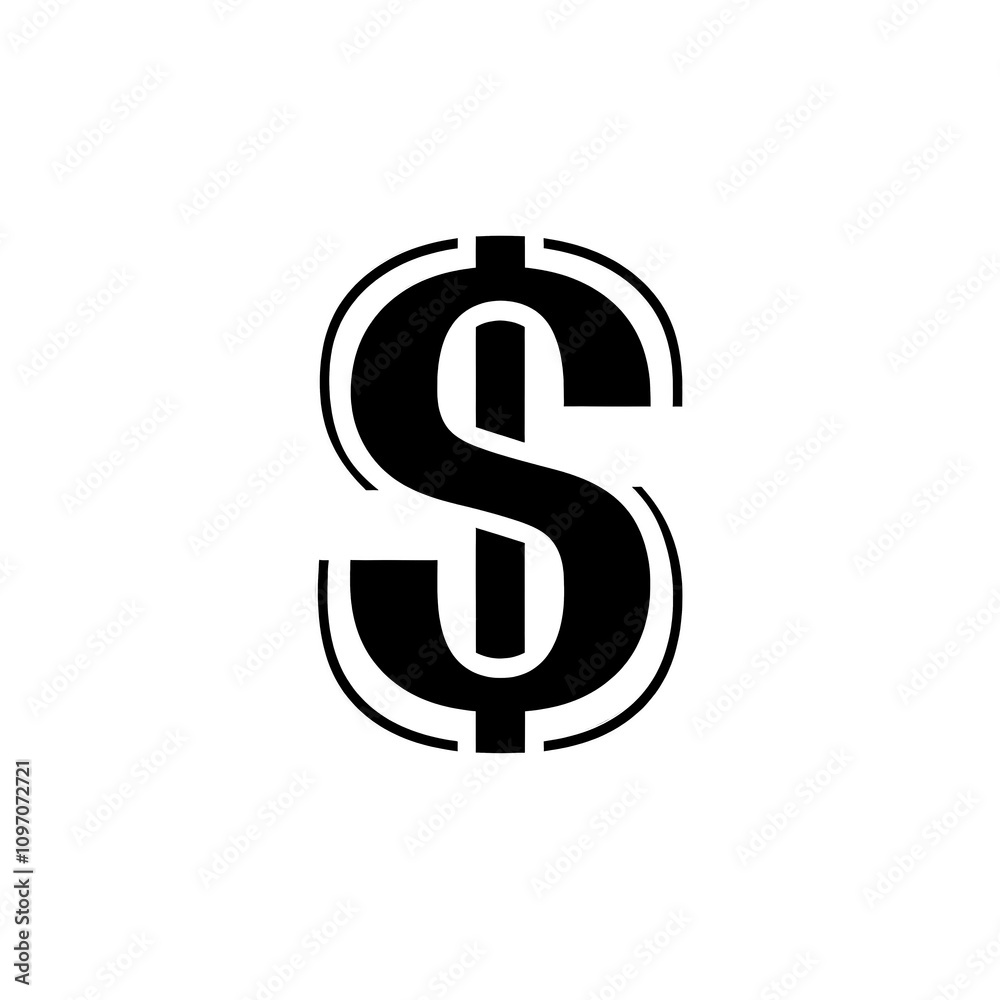 Money Icon, Minimal Simple Logo Money Icon, Minimal Simple Logo