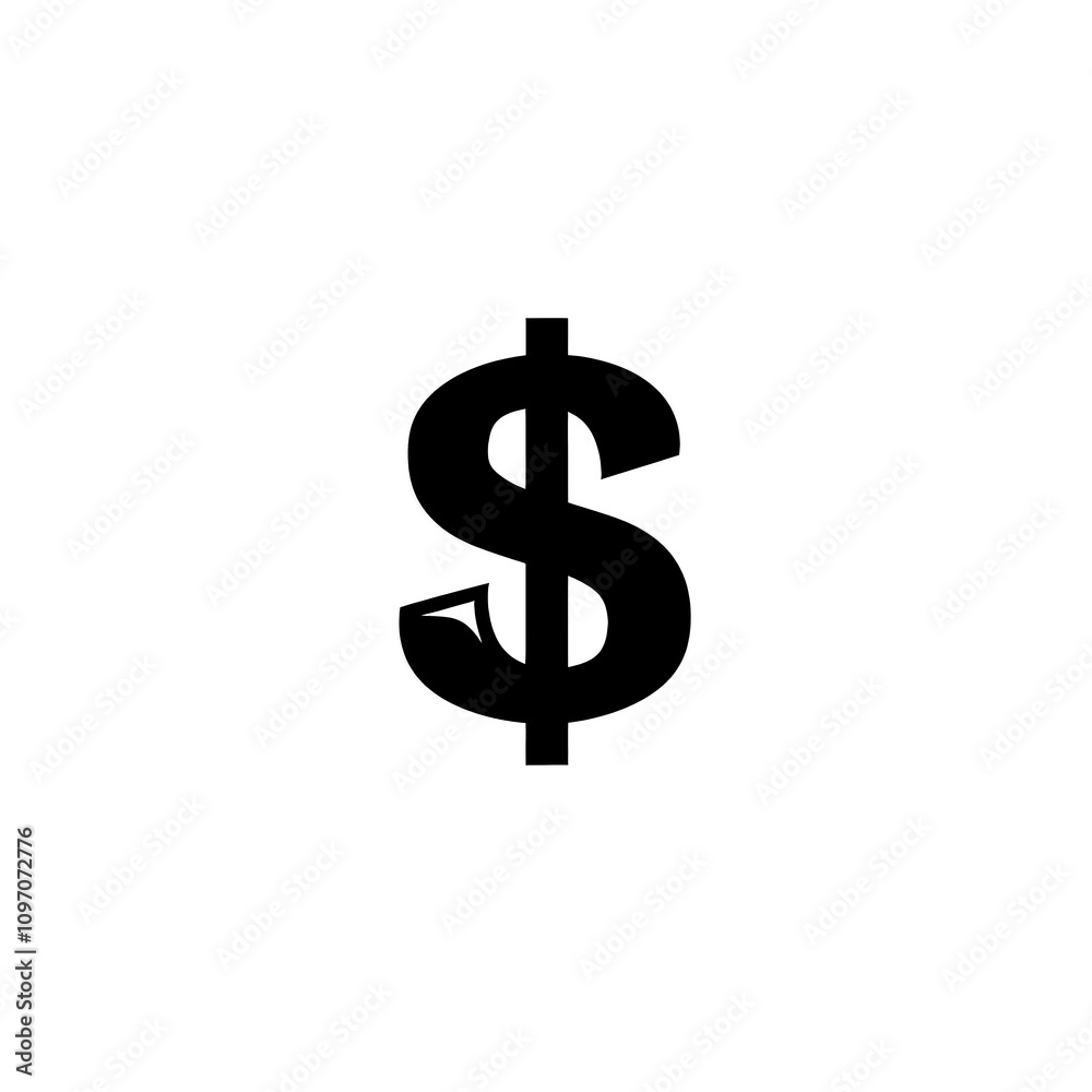 Money Icon, Minimal Simple Logo