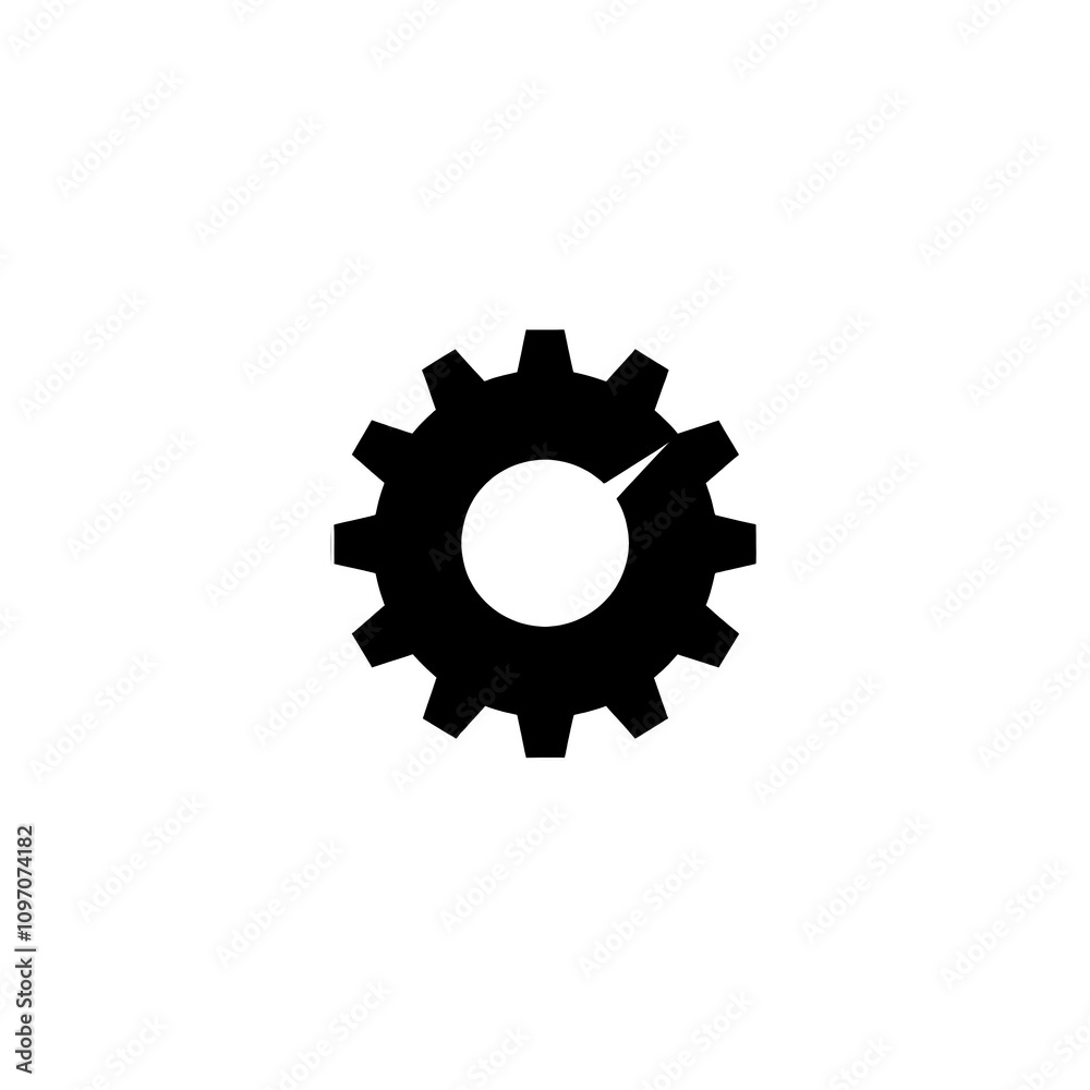 Gear Icon, Minimal Simple Logo Gear Icon, Minimal Simple Logo