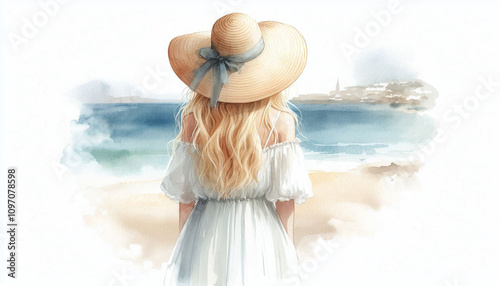 La ragazza e il mare photo