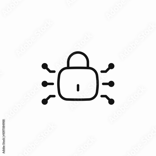 cyber security icon sign vector