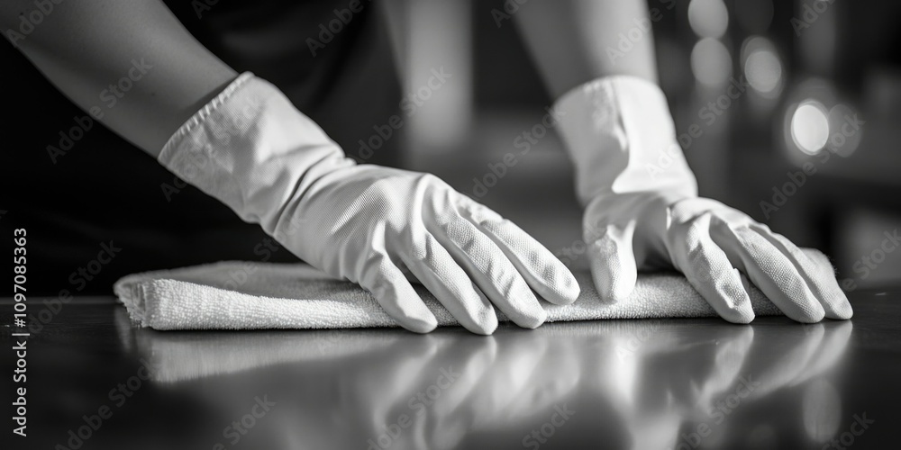 Obraz premium Professional Gloved Hands